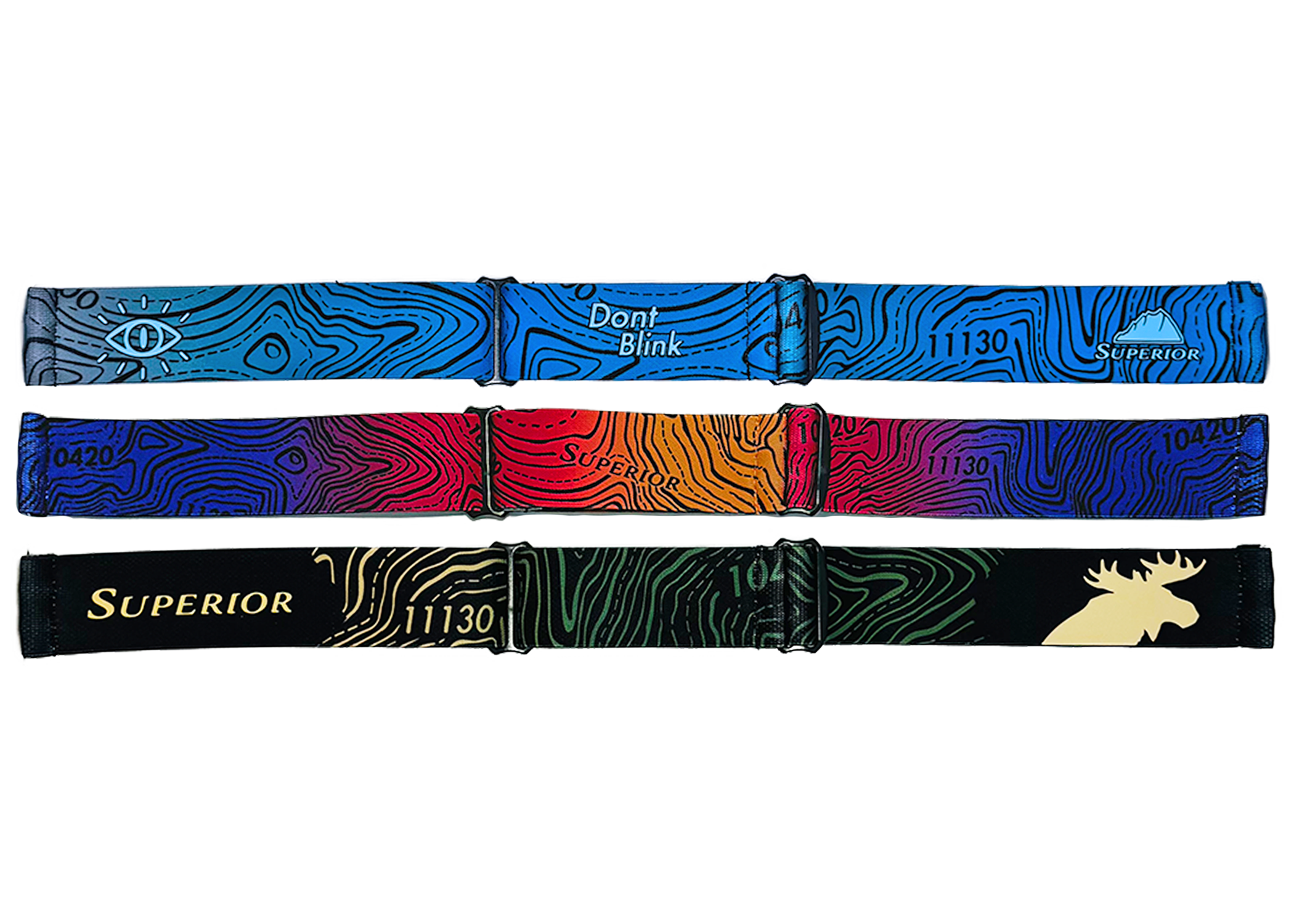 Topographic Strap Bundle